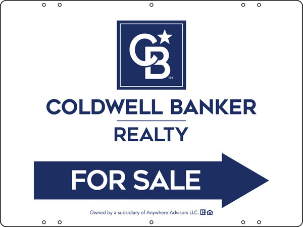 Directional Office For Sale Sign Panel, 18"H X 24"W, Steel