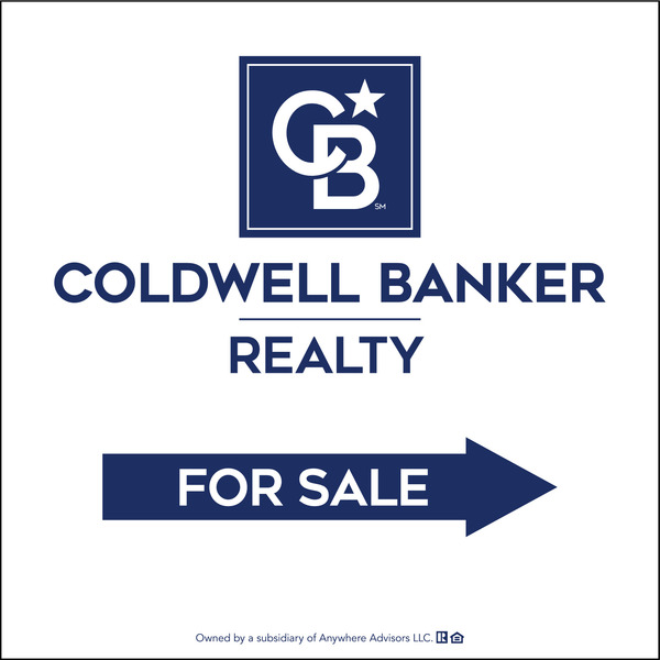 Directional Office For Sale Sign Panel, 24"H X 24"W, 4mm Corrugated