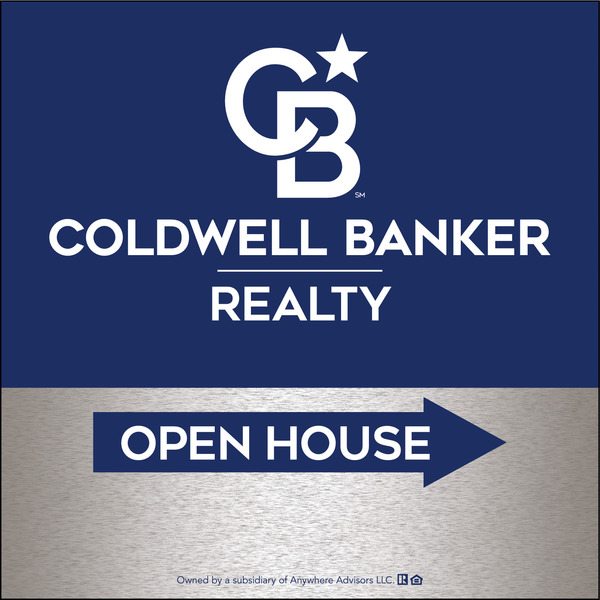 Directional Office Open House Sign Panel, 24"H X 24"W, 4mm Corrugated