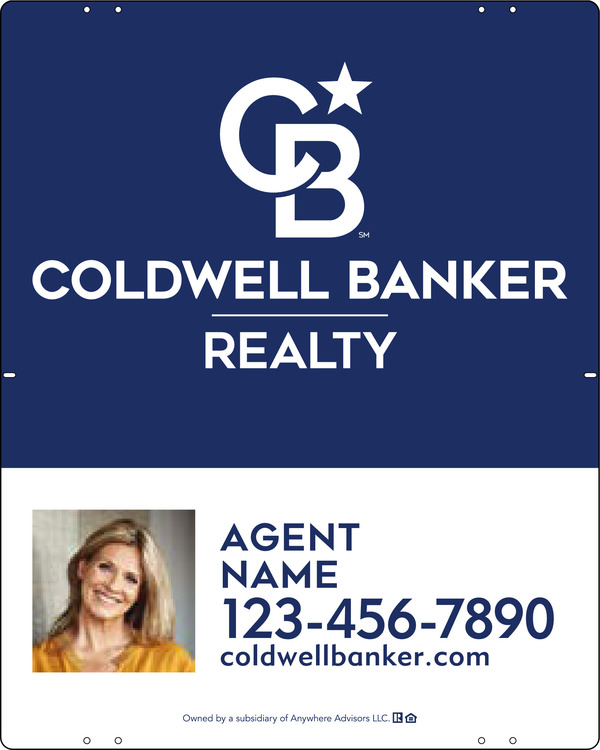 Agent Photo Sign Panel, 30"H X 24"W, 3mm Aluminum