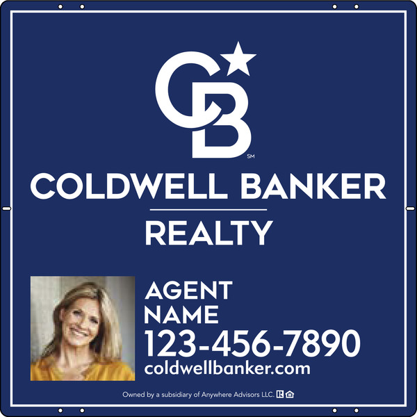 Agent Photo Sign Panel, 24"H X 24"W, Steel