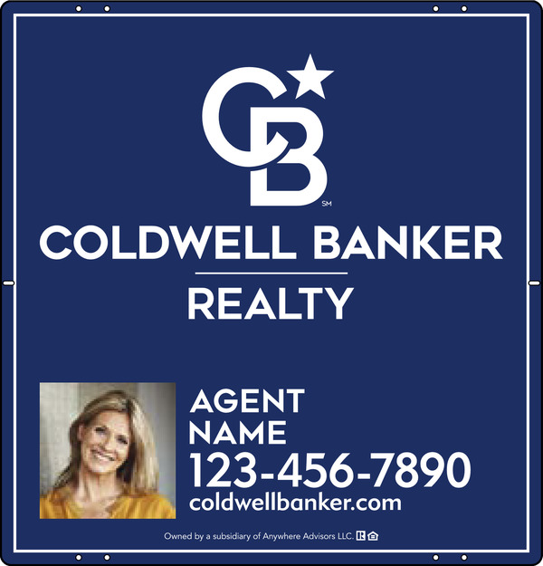 Reflective Agent Photo Sign Panel, 25"H X 24"W, 3mm Aluminum Composite