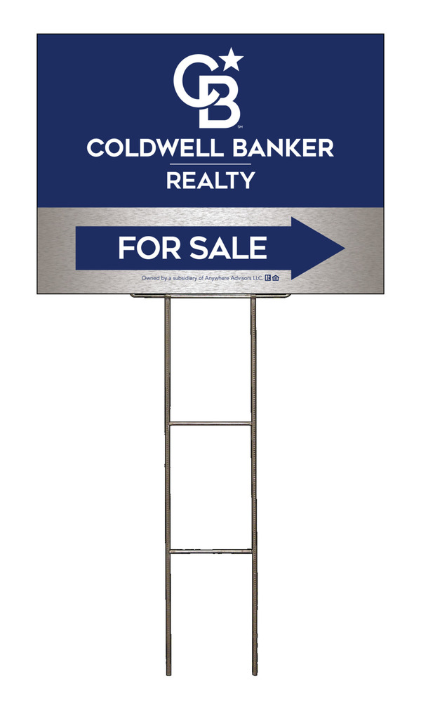 Wire H-Stake And Office For Sale Sign Panel Unit, 18"H X 24"W, 4mm Corrugated