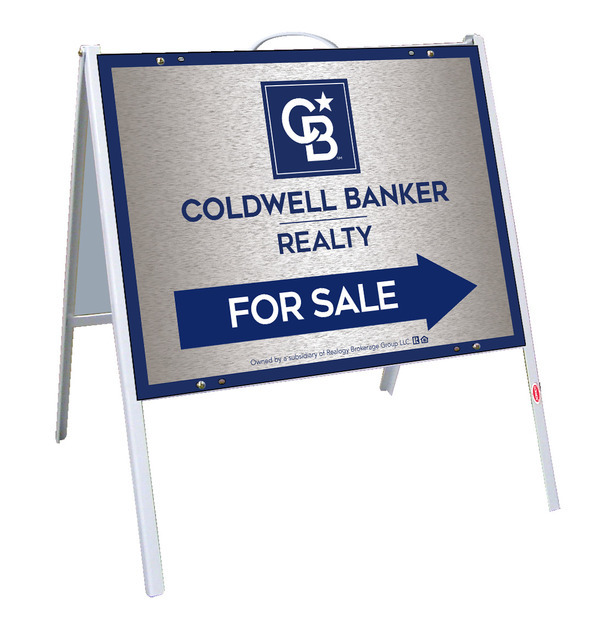 A-Frame And Office For Sale Sign Panel Unit, 18"H X 24"W, .050 Poly