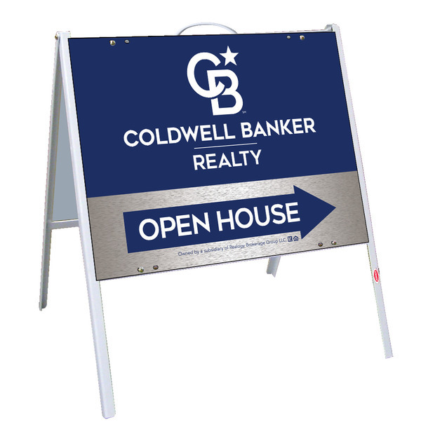 A-Frame And Office Open House Sign Panel Unit, 18"H X 24"W, .050 Poly