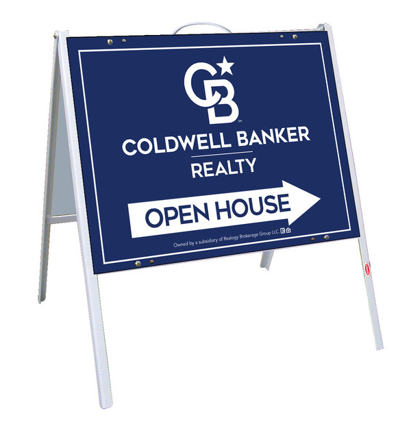 A-Frame And Office Open House Sign Panel Unit, 18"H X 24"W, .050 Poly