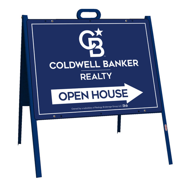 A-Frame And Office Open House Sign Panel Unit, 18"H X 24"W, Steel