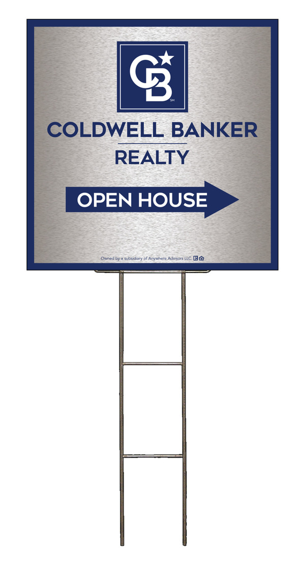 Wire H-Stake And Office Open House Sign Panel Unit, 24"H X 24"W, 4mm Corrugated
