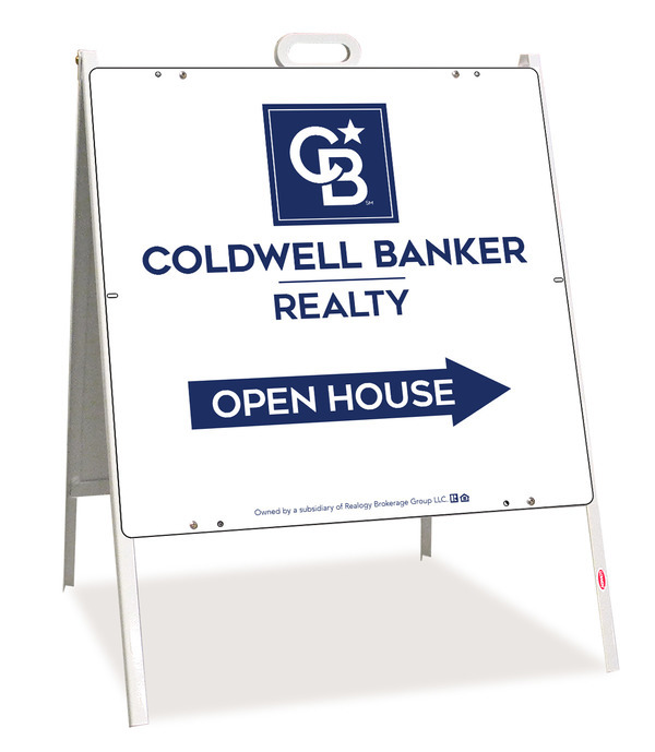 A-Frame And Office Open House Sign Panel Unit, 24"H X 24"W, Steel