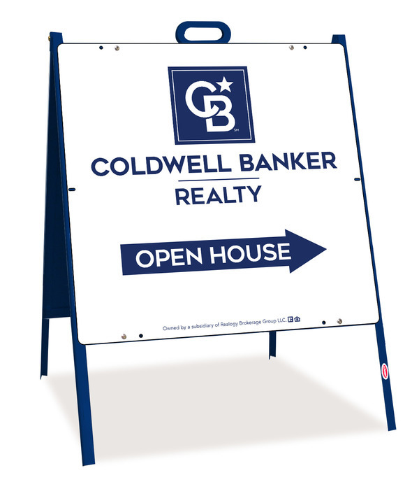 A-Frame And Office Open House Sign Panel Unit, 24"H X 24"W, Steel