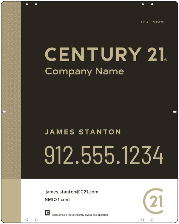Aluminum Sign Panel, 30"H X 24"W