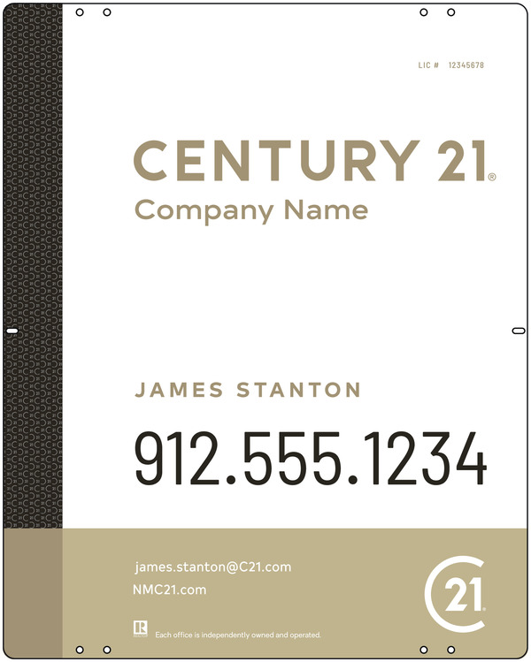 Reflective Sign Panel, 30"H X 24"W, Steel