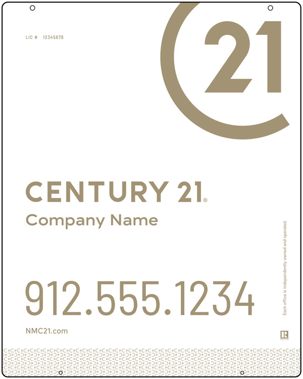 Reflective Hanging Sign Panel, 30"H X 24"W, 3mm Aluminum Composite