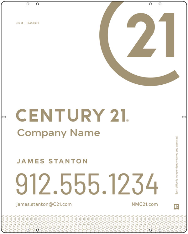 Sign Panel, 30"H X 24"W, Steel
