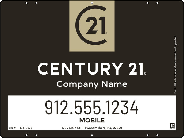 Office Sign Panel, 18"H X 24W, Steel