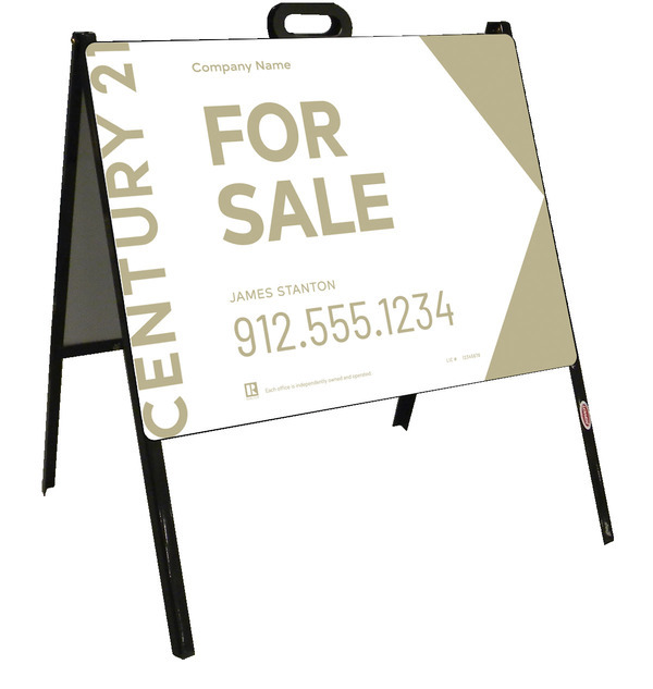 For Sale A-Frame And Sign Panel Unit, 18:H X 24"W, Steel