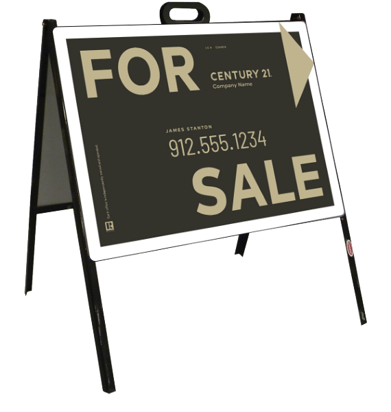For Sale A-Frame And Sign Panel Unit, 18"H X 24"W
