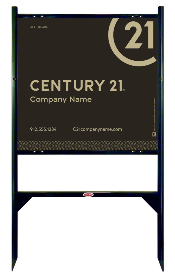 Angle Iron Frame And Sign Panel Unit, 22"H X 24"W