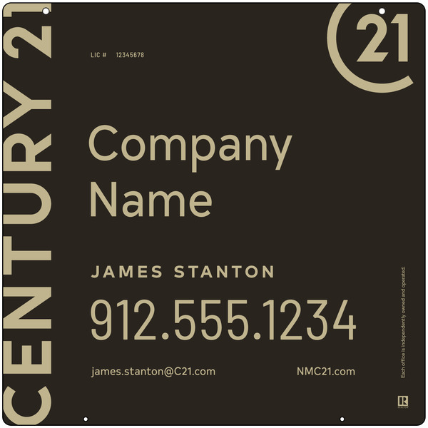 Hanging Sign Panel, 24"H X 24"W, Steel