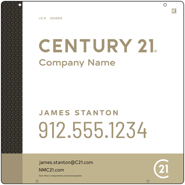 Hanging Sign Panel, 24"H X 24"W, Steel