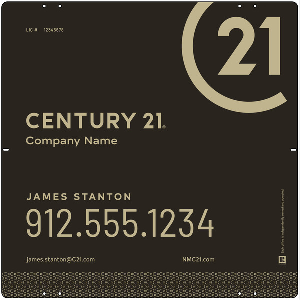 Aluminum Sign Panel, 24"H X 24"W