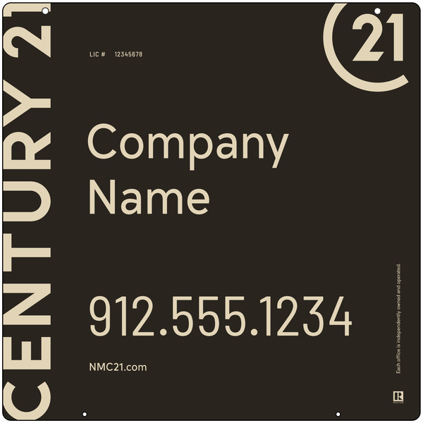 Hanging Sign Panel, 24"H X 24"W, Steel