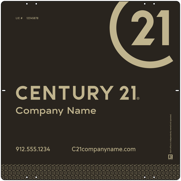 Aluminum Hanging Sign Panel, 24"H X 24"W