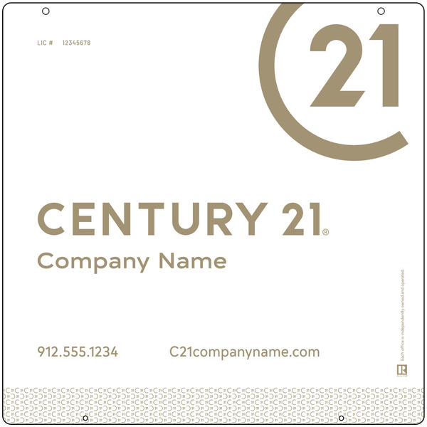 Hanging Sign Panel, 24"H X 24"W, Steel