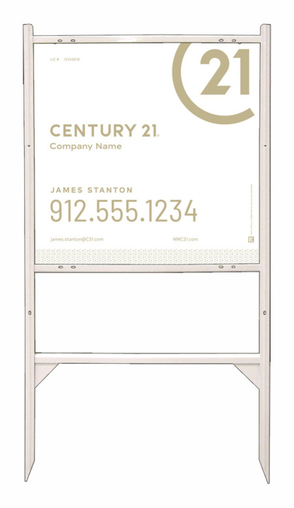 Angle Iron Frame And Sign Panel Unit, 24"H X 24"W