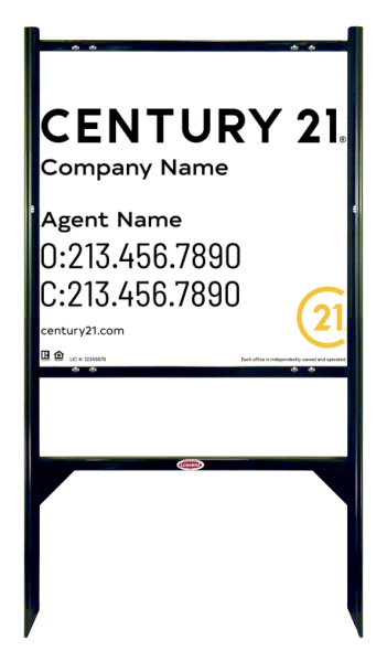 Gibraltar Frame 24X24 Steel  - Century 21 | Lowen Sign