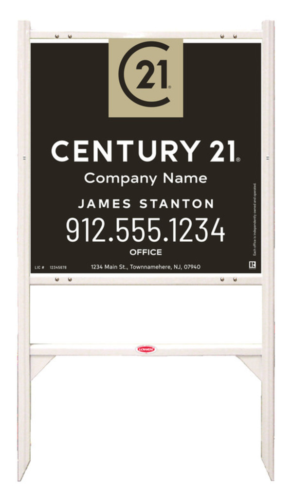 Angle Iron Frame And Sign Panel Unit, 24"H X 24"W