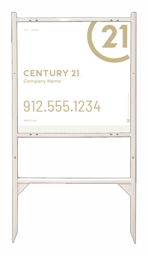 Angle Iron Frame And Sign Panel Unit, 24"H X 24"W
