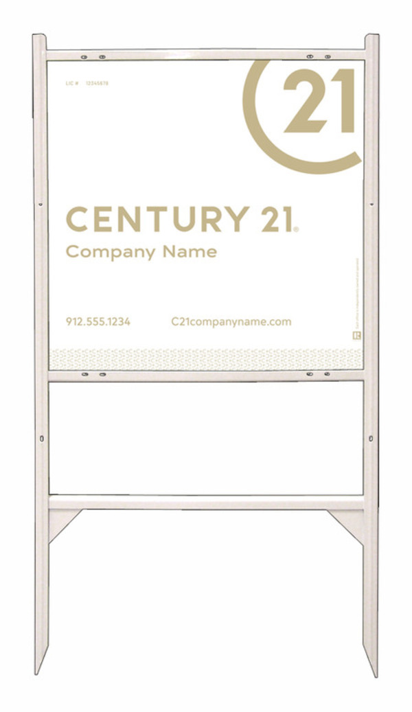 Angle Iron Frame And Sign Panel Unit, 24"H X 24"W