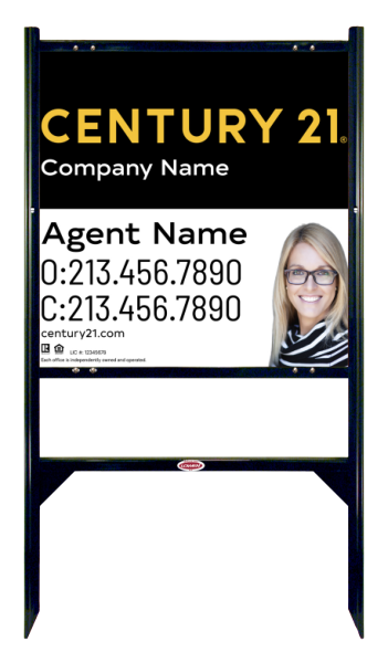 CENTURY 21&reg; Gibraltar Frame 24x24 Steel Commercial Office - Century 21 | Lowen Sign