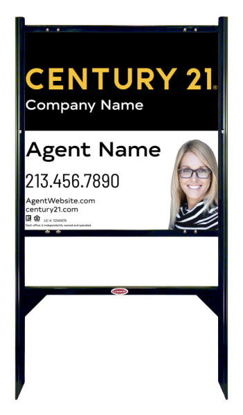 CENTURY 21&reg; Gibraltar Frame 24x24 Steel Sales Office - Century 21 | Lowen Sign