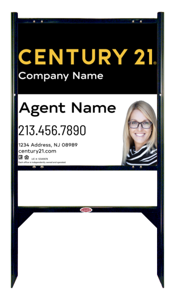 CENTURY 21&reg; Gibraltar Frame 24x24 Steel Residential Office - Century 21 | Lowen Sign