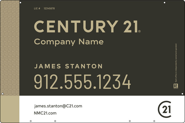 Hanging Sign Panel, 24"H X 36"W, Steel
