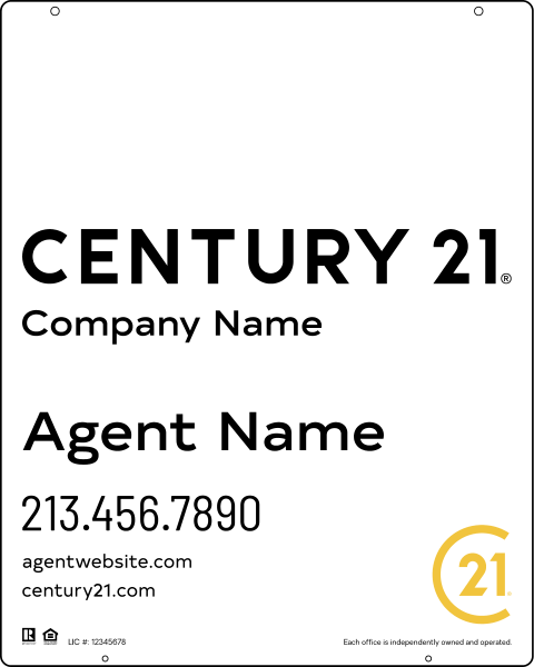 Reflective Hanging Sign Panel, 30"H X 24"W, Steel