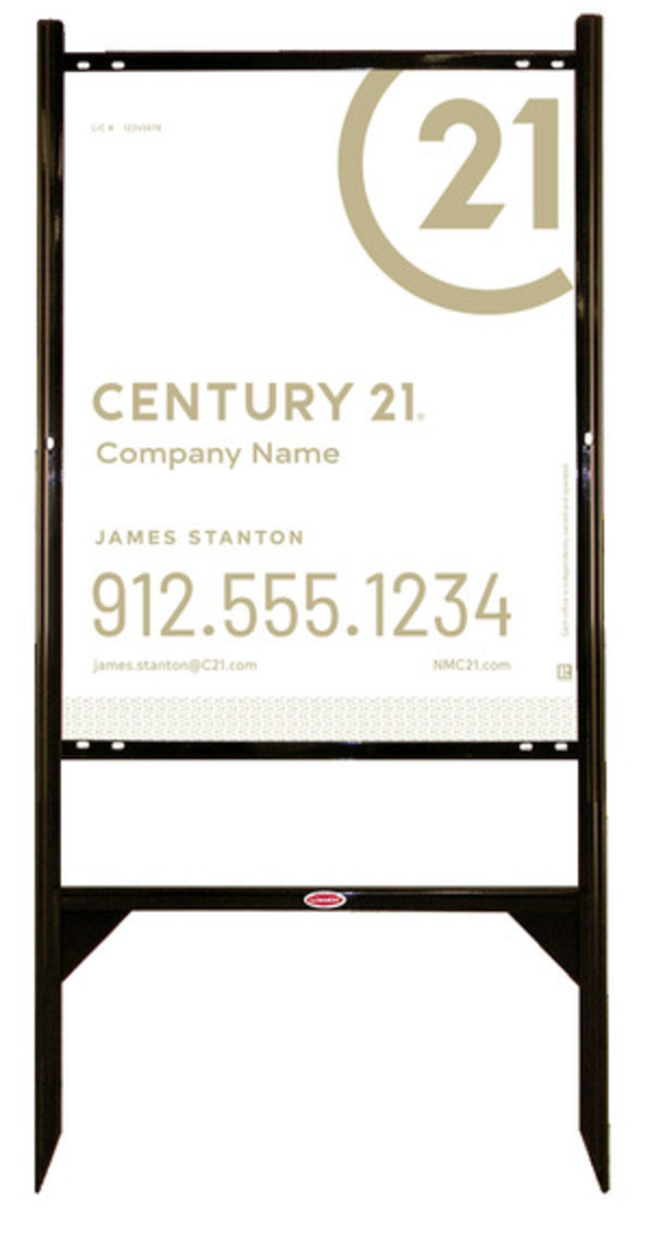 Angle Iron Frame And Sign Panel Unit, 30"H X 24"W