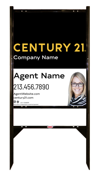CENTURY 21&reg; Gibraltar Frame Unit 30x24 Steel Office Black - Century 21 | Lowen Sign