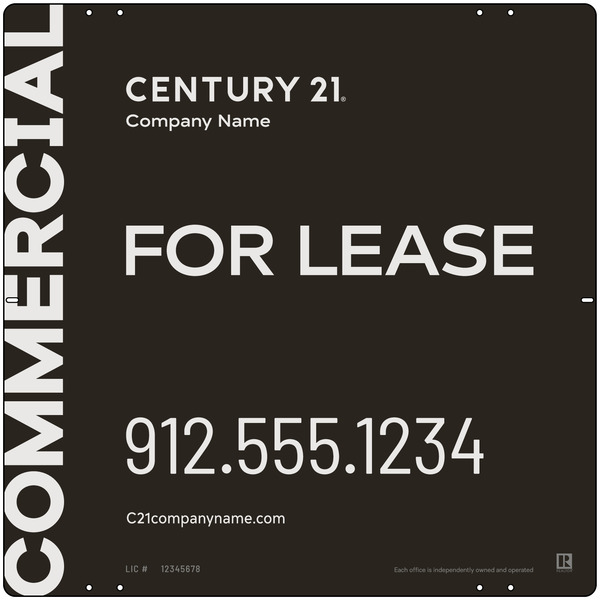 Commercial Office Sign Panel, 24"H X 24"W, 3mm Aluminum Composite