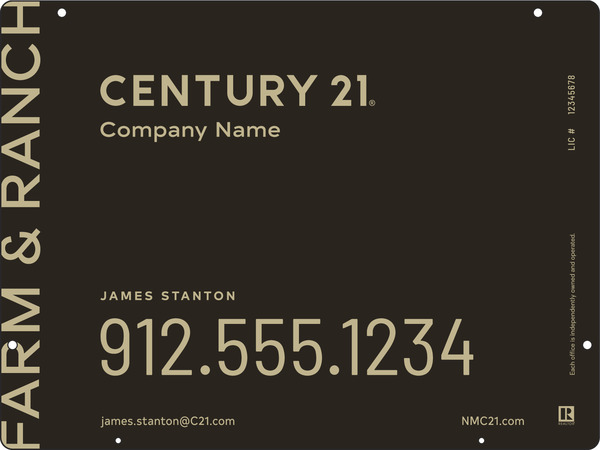 Hanging Sign Panel, 18"H X 24"W, Steel