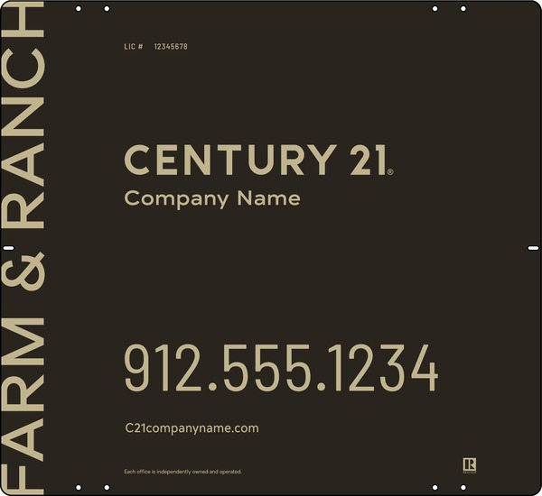 Sign Panel, 22"H X 24"W, Steel