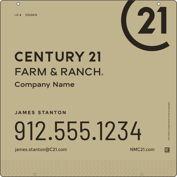 Hanging Sign Panel, 24"H X 24"W, Steel