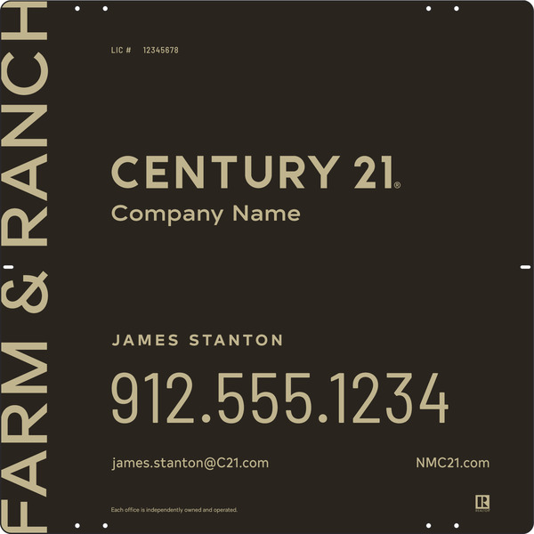Sign Panel, 24"H X 24"W, Steel