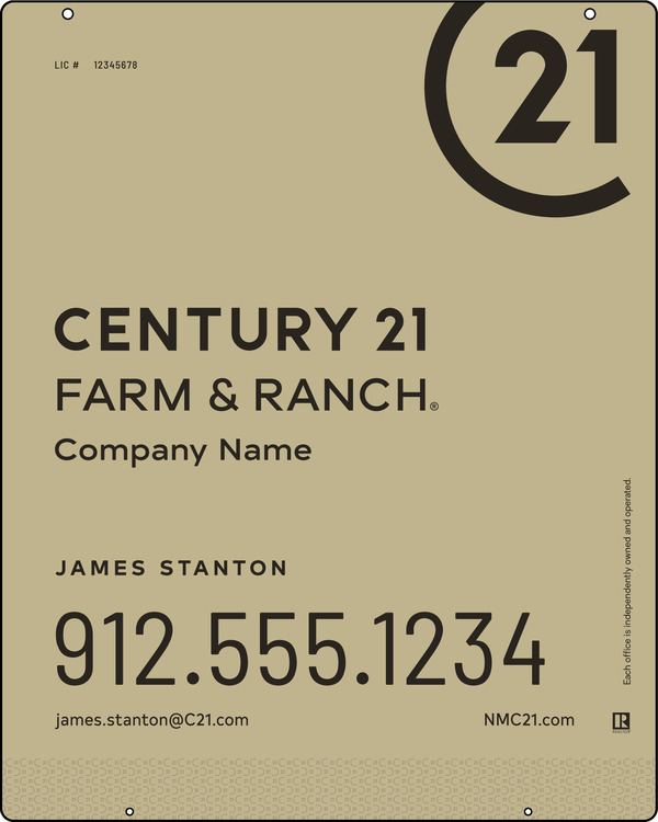 Hanging Sign Panel, 30"H X 24"W, Steel