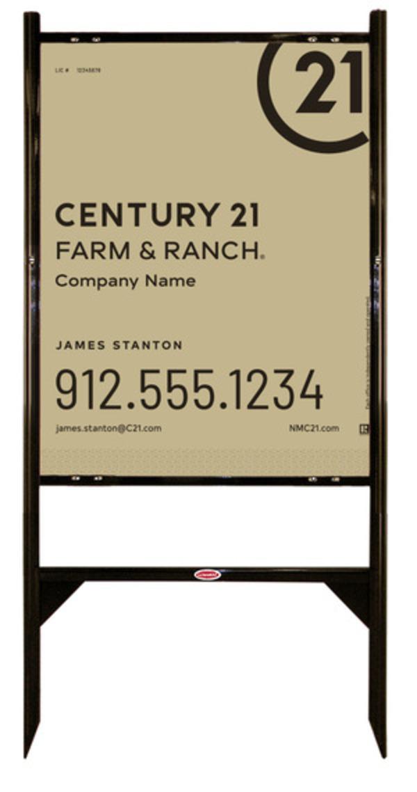 Angle Iron Frame And Sign Panel Unit, 30"H X 24"W