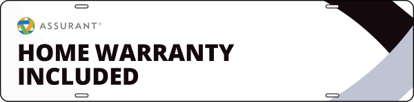 Corcoran&reg; Assurant Home Warranty Included Sign Rider, 6"h x 24"w, 24 ga steel