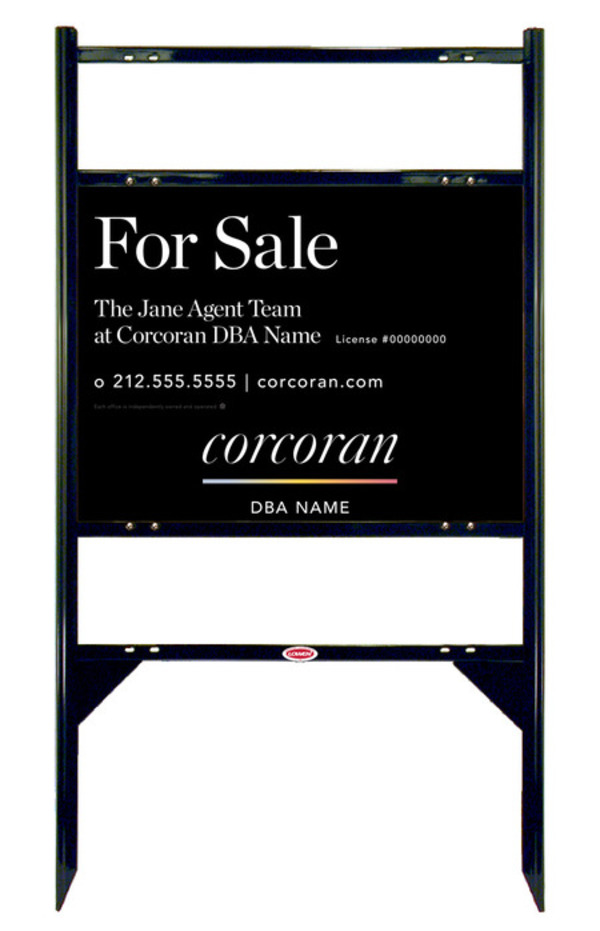 Angle Iron Frame W/ 2 Rider Inserts And Team Name Sign Panel Unit, 18"H X 24"W, .040 Aluminum