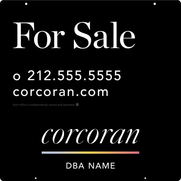 Office Hanging Sign Panel, 24"H X 24"W, Steel